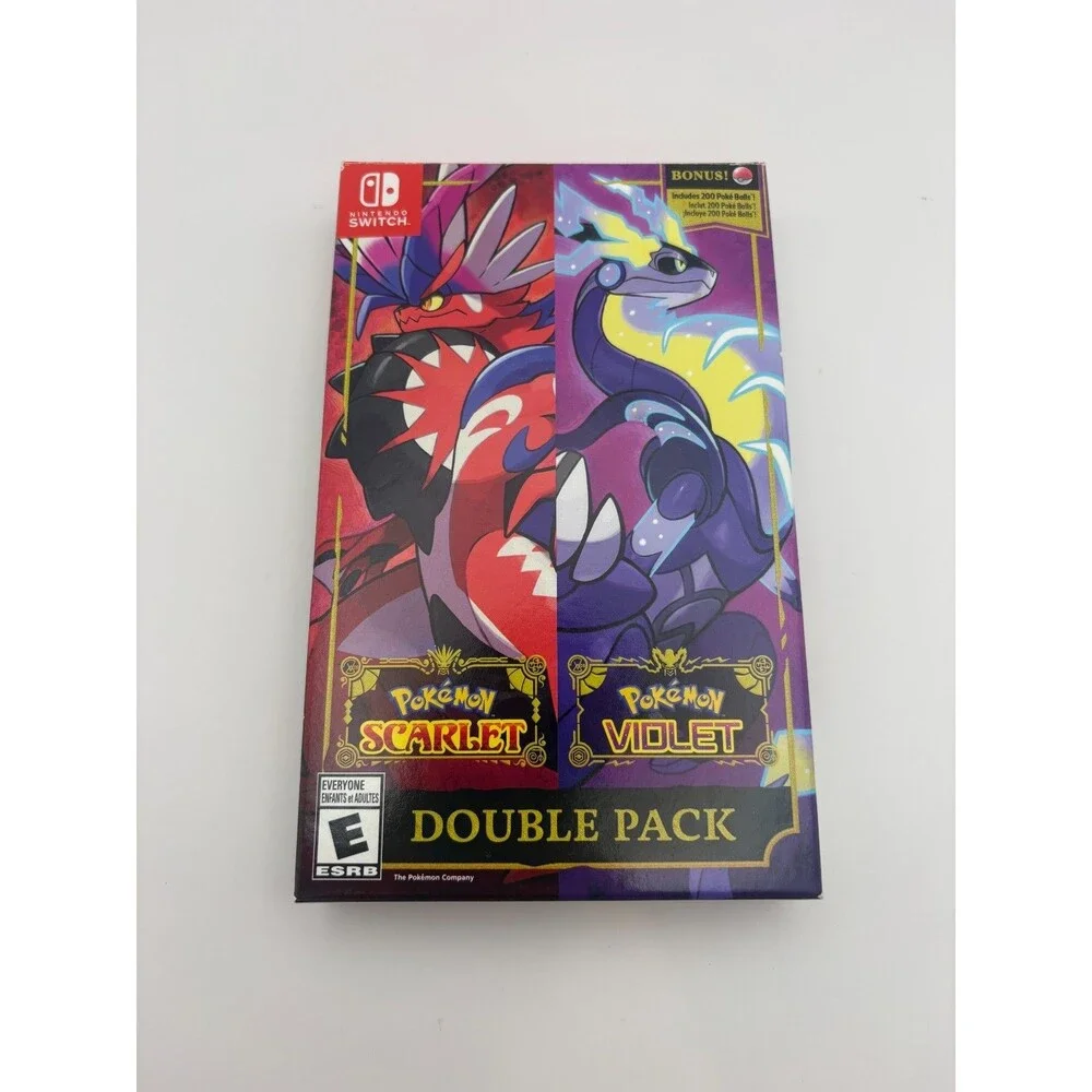 Nintendo Pokémon Scarlet & Violet Double Pack - Switch - CIB - Games Sealed